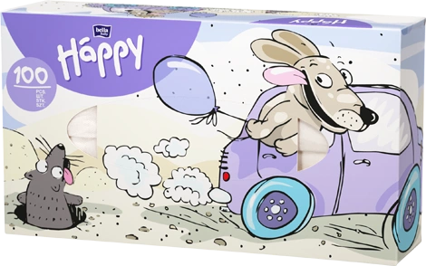 Bella Baby Happy papierové vreckovky 100 kusov